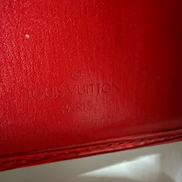 Louis Vuitton Red Epi Leather Wallet - Picture 9 of 11